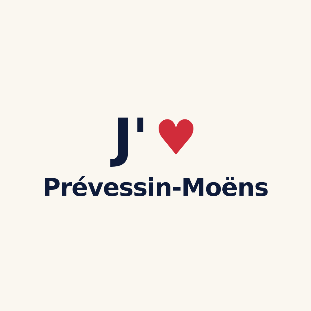 Tasse personnalisée Prévessin-Moëns — design J'aime Prévessin-Moëns