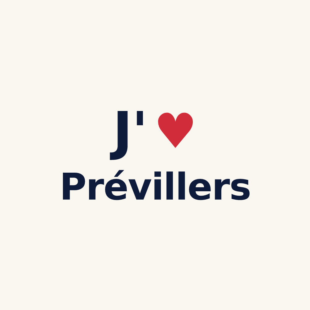 Tasse personnalisée Prévillers — design J'aime Prévillers