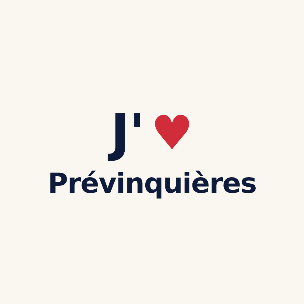 Tasse personnalisée Prévinquières — design J'aime Prévinquières