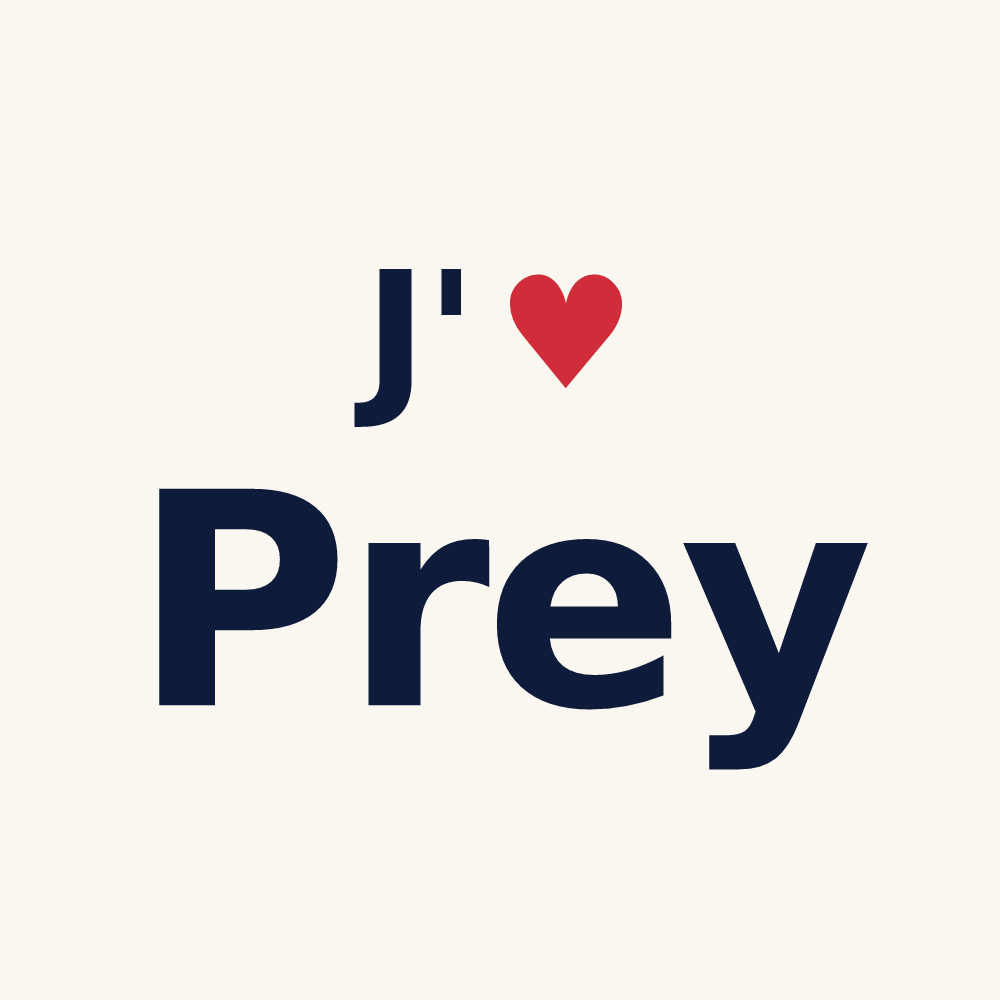 Tasse personnalisée Prey — design J'aime Prey