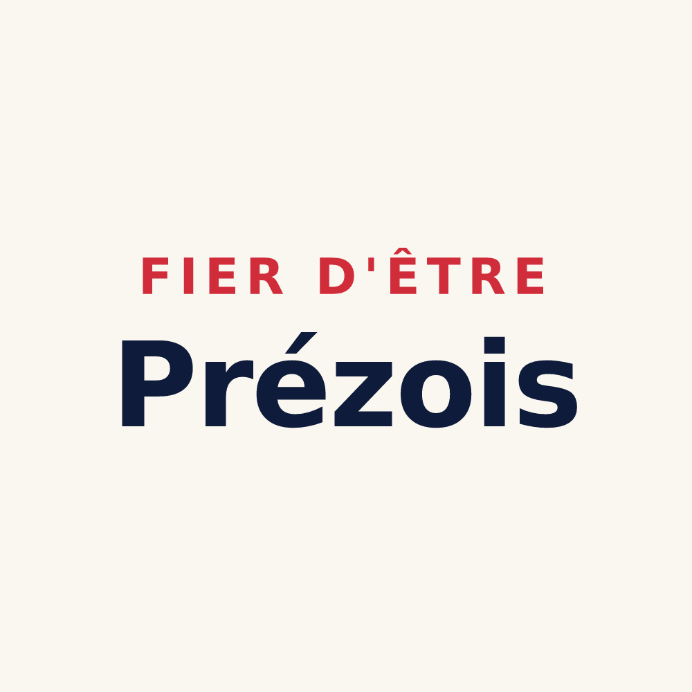 Tasse « Fier d'être Prézois » — design pour Prez