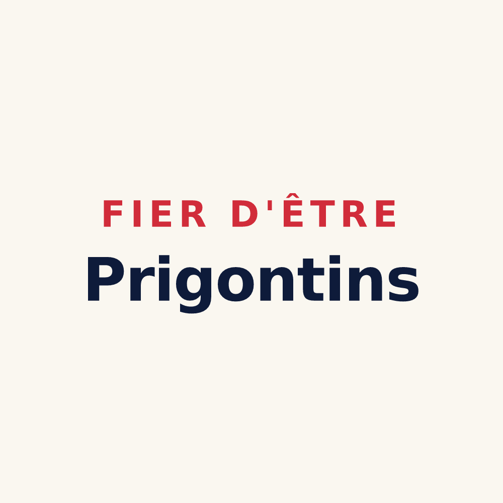 Tasse « Fier d'être Prigontins » — design pour Prigonrieux