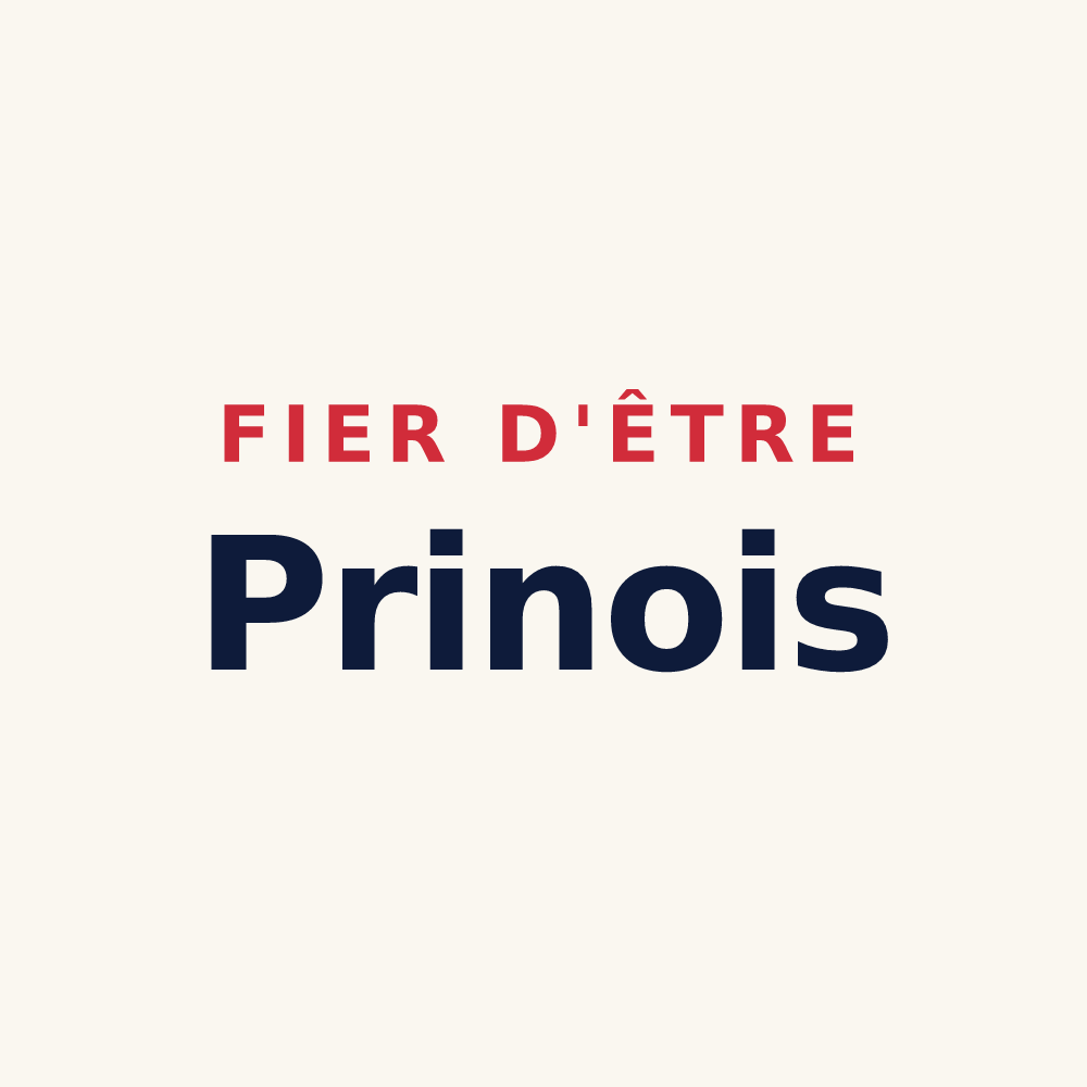 Tasse « Fier d'être Prinois » — design pour Prin-Deyrançon