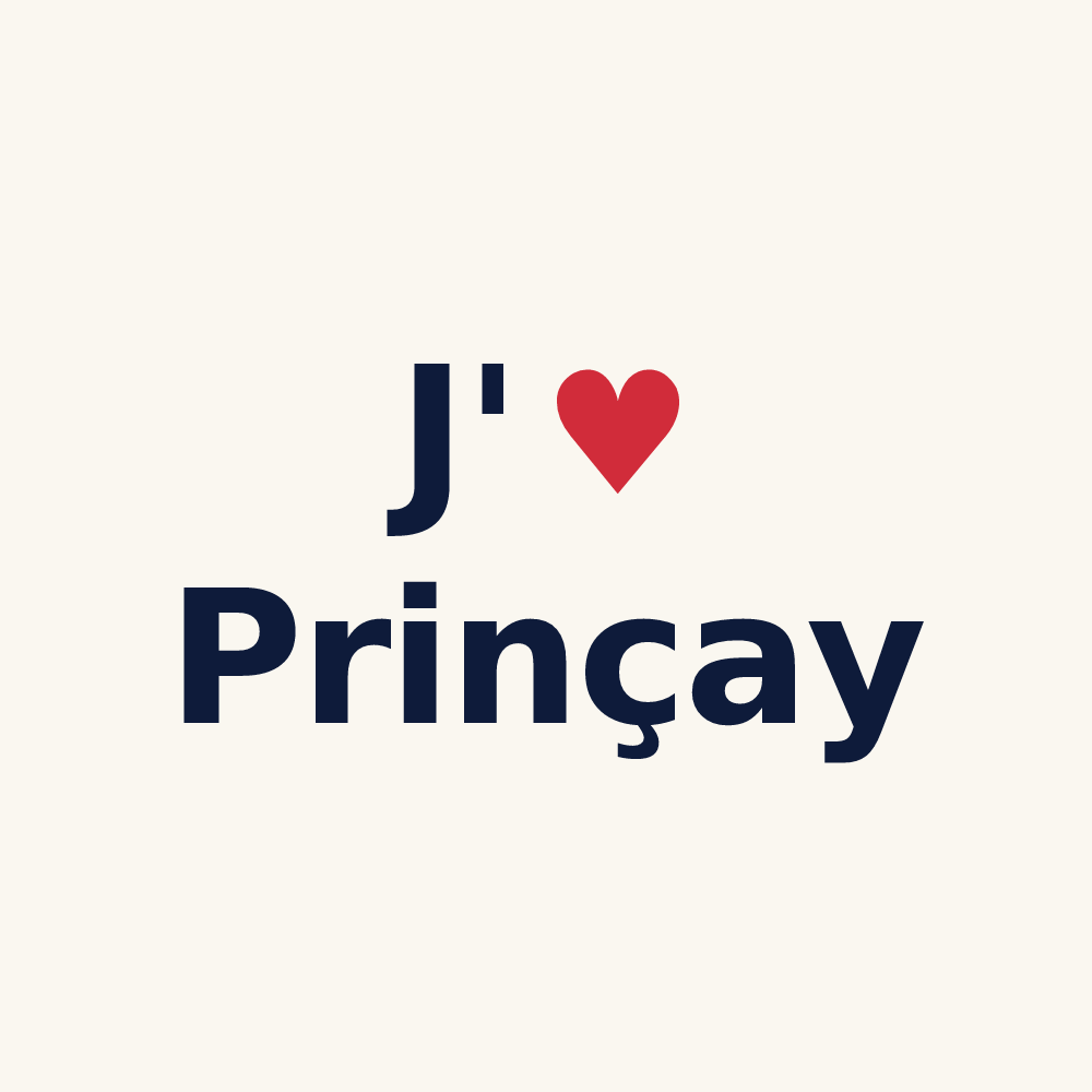 Tasse personnalisée Prinçay — design J'aime Prinçay