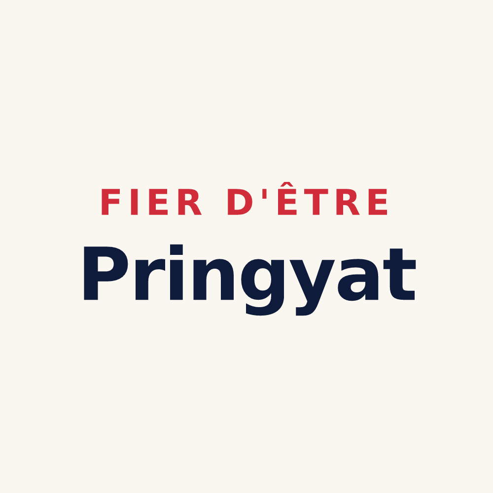 Tasse « Fier d'être Pringyat » — design pour Pringy
