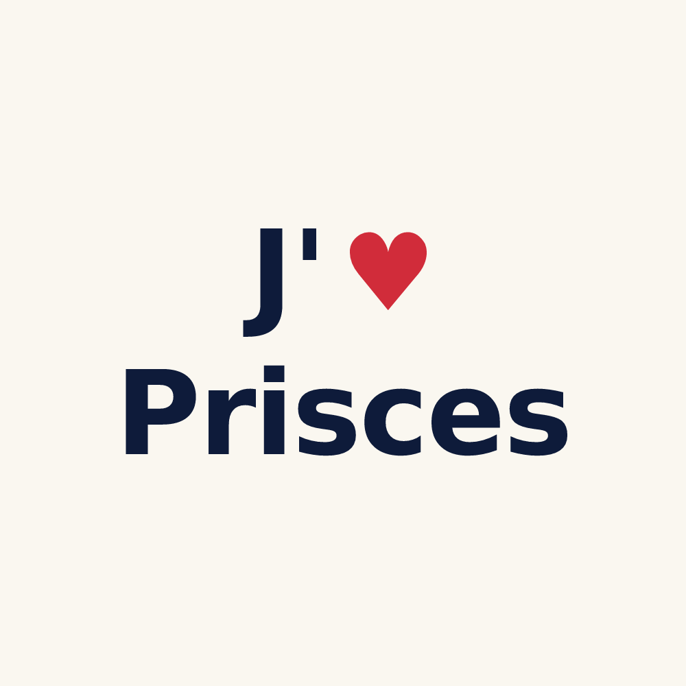 Tasse personnalisée Prisces — design J'aime Prisces