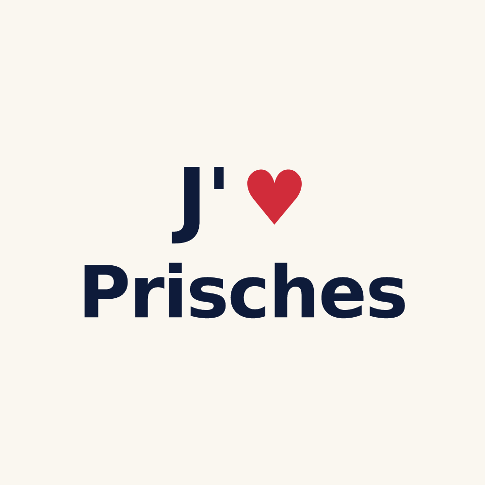 Tasse personnalisée Prisches — design J'aime Prisches