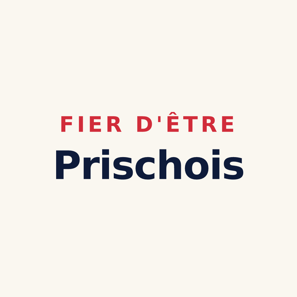 Tasse « Fier d'être Prischois » — design pour Prisches