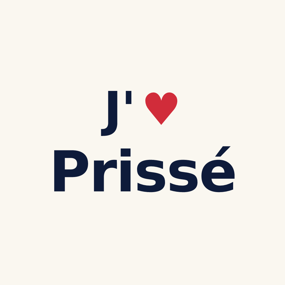 Tasse personnalisée Prissé — design J'aime Prissé