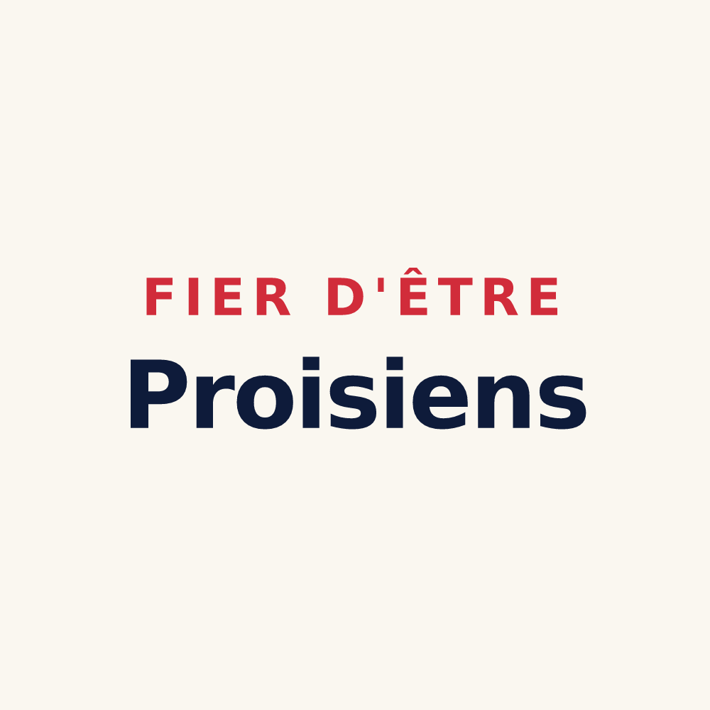 Tasse « Fier d'être Proisiens » — design pour Proix