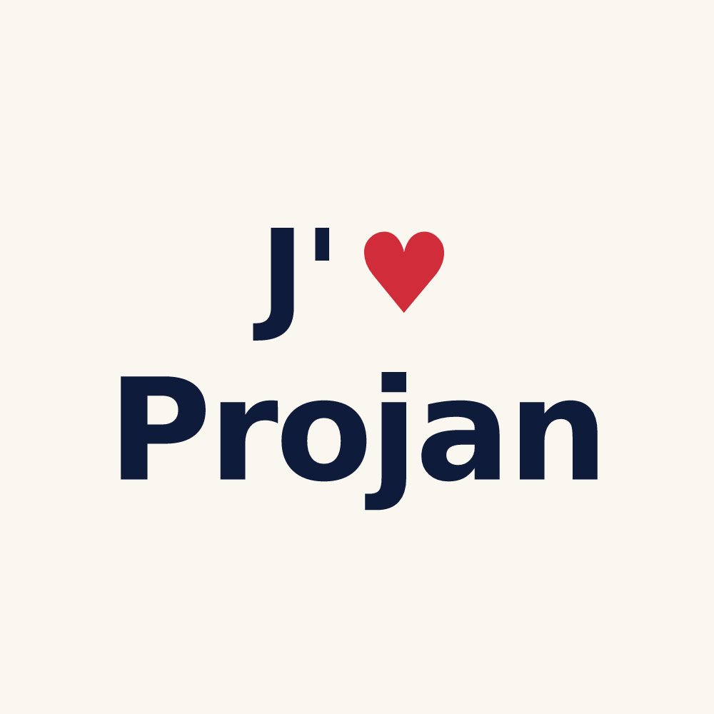Tasse personnalisée Projan — design J'aime Projan