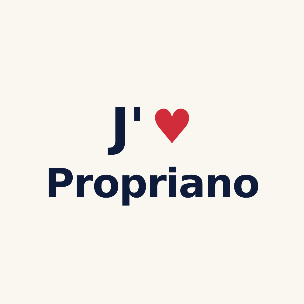 Tasse personnalisée Propriano — design J'aime Propriano