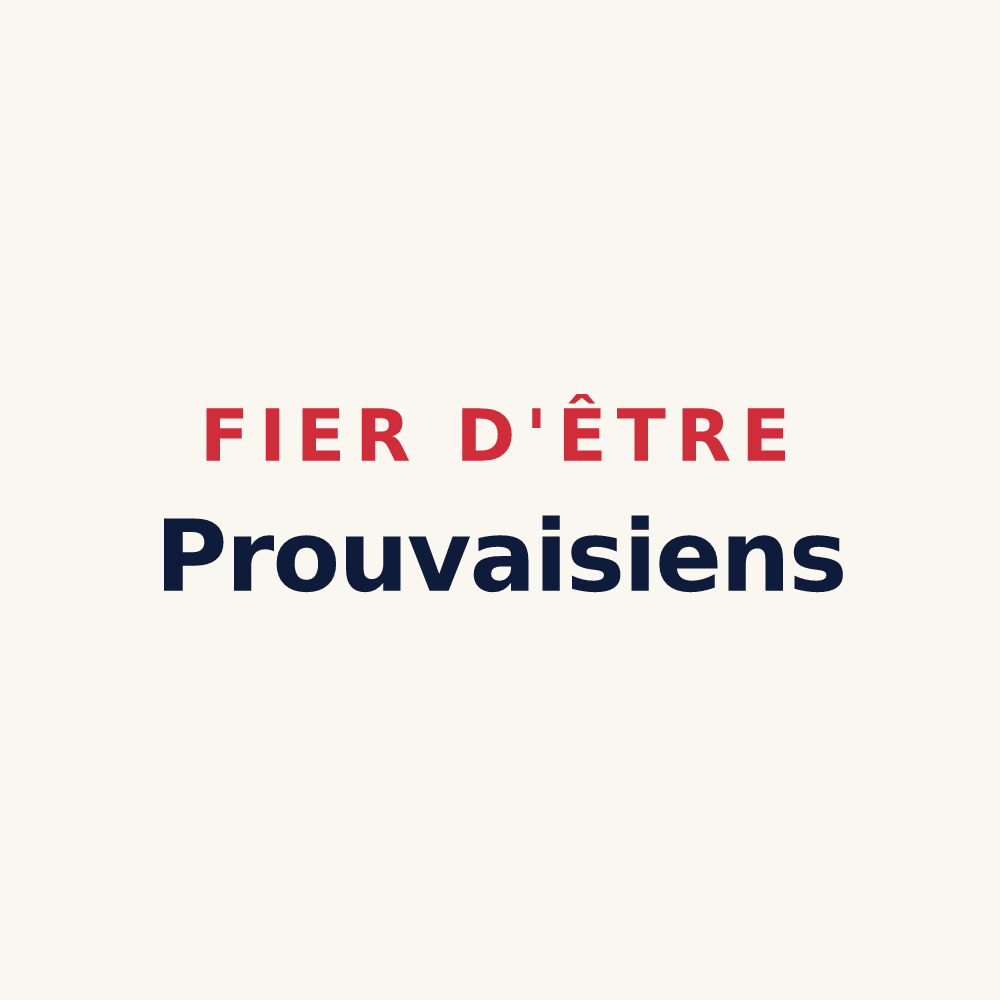 Tasse « Fier d'être Prouvaisiens » — design pour Prouvais