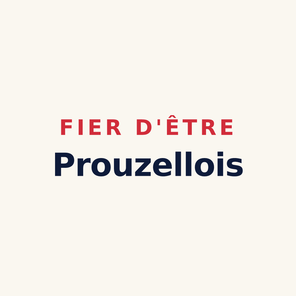 Tasse « Fier d'être Prouzellois » — design pour Prouzel