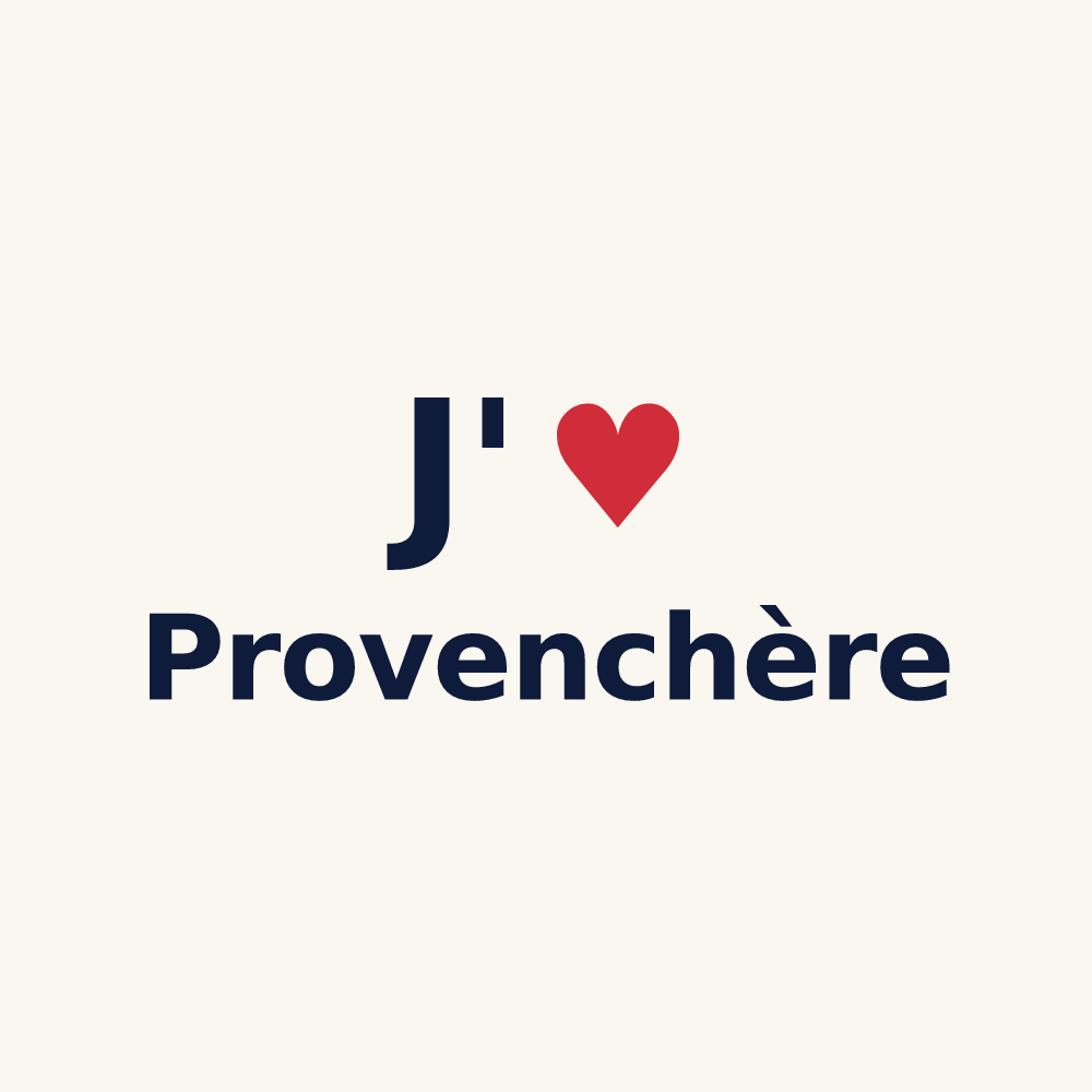Tasse personnalisée Provenchère — design J'aime Provenchère
