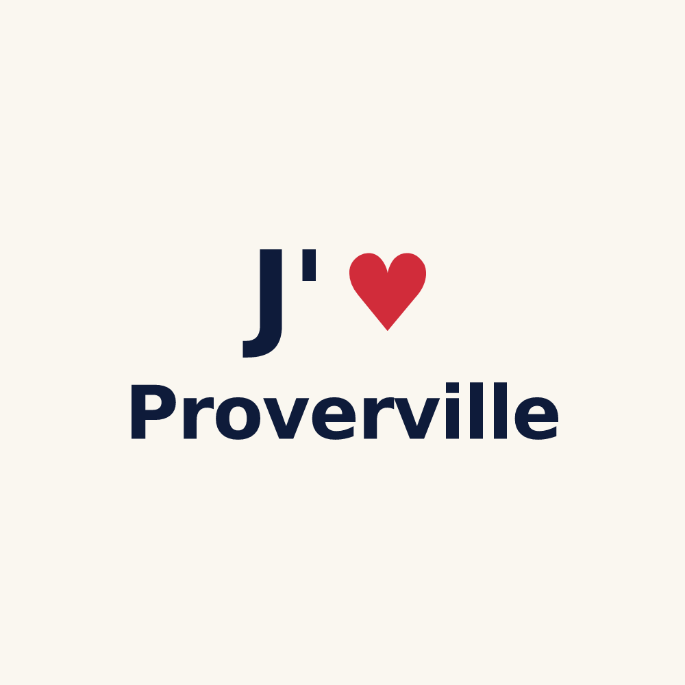 Tasse personnalisée Proverville — design J'aime Proverville