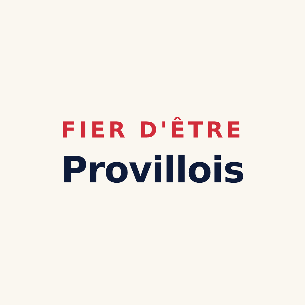 Tasse « Fier d'être Provillois » — design pour Proville