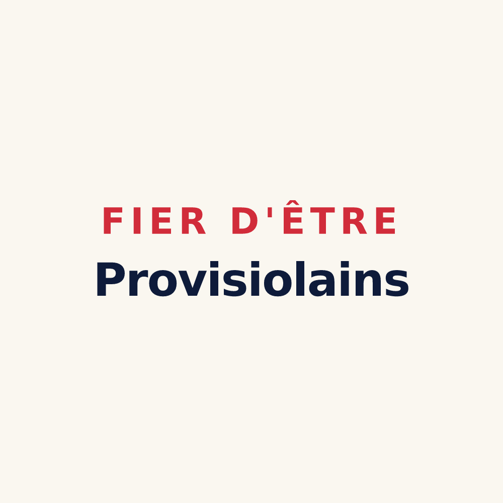 Tasse « Fier d'être Provisiolains » — design pour Proviseux-et-Plesnoy