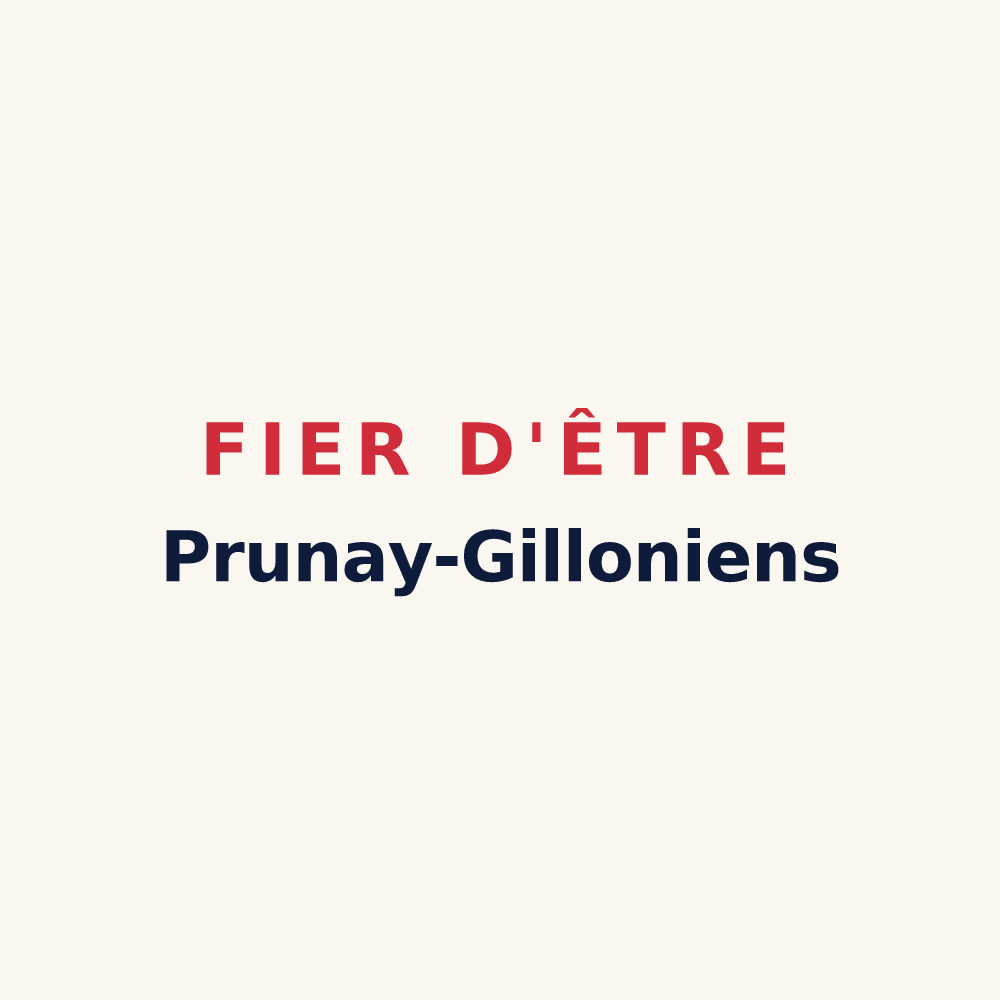 Tasse « Fier d'être Prunay-Gilloniens » — design pour Prunay-le-Gillon