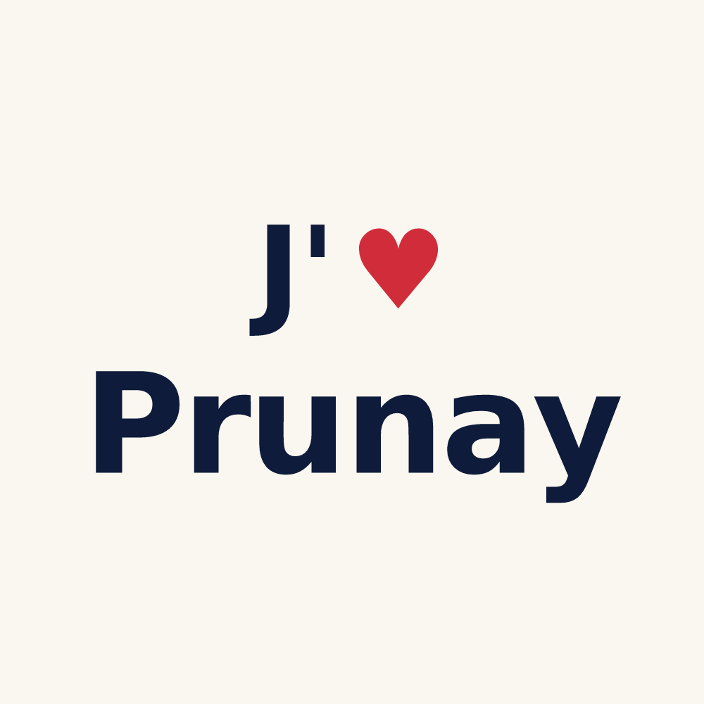 Tasse personnalisée Prunay — design J'aime Prunay