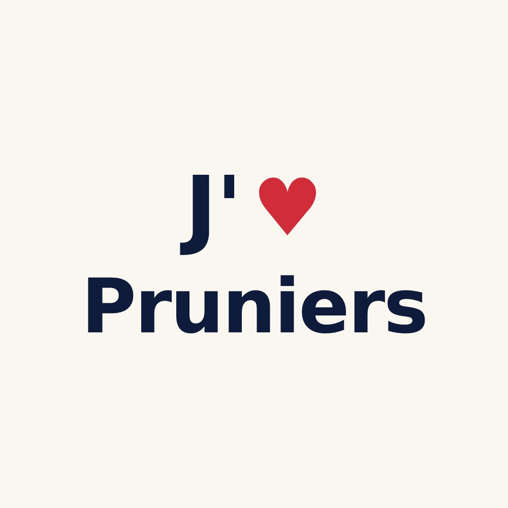 Tasse personnalisée Pruniers — design J'aime Pruniers