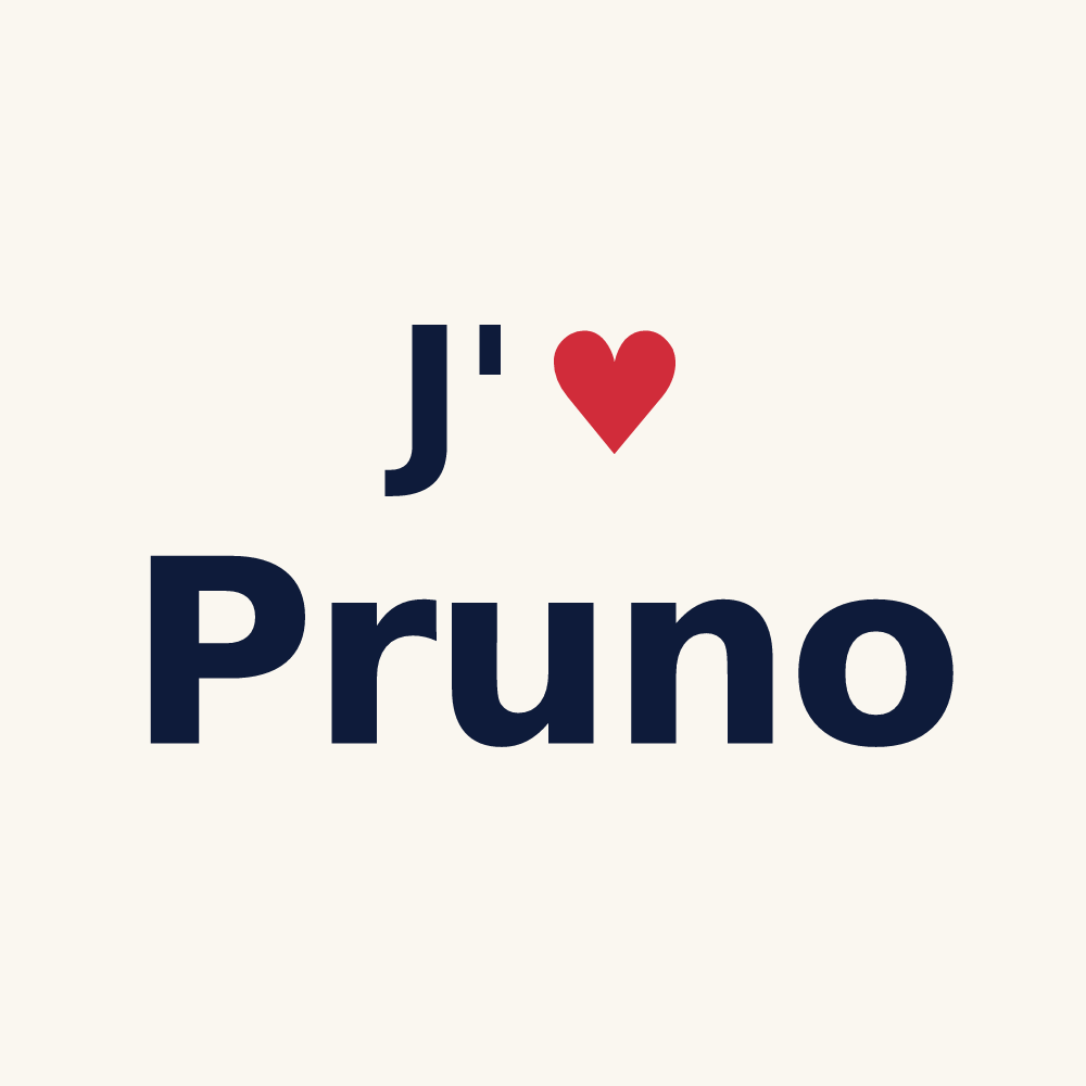 Tasse personnalisée Pruno — design J'aime Pruno