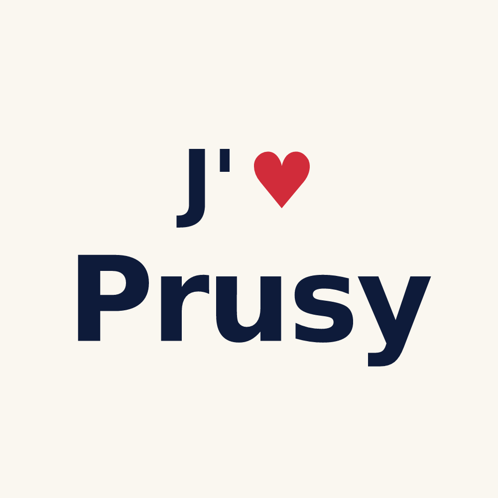 Tasse personnalisée Prusy — design J'aime Prusy