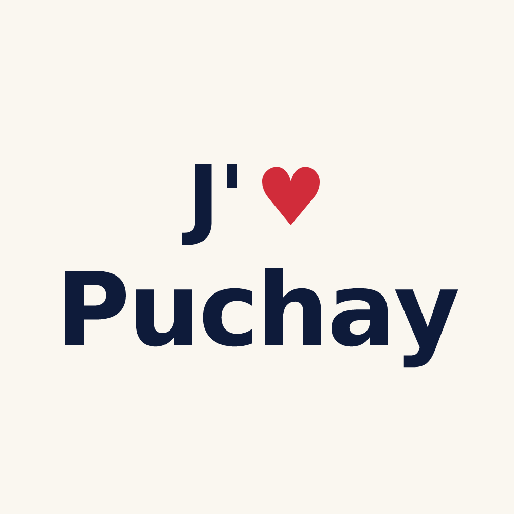 Tasse personnalisée Puchay — design J'aime Puchay