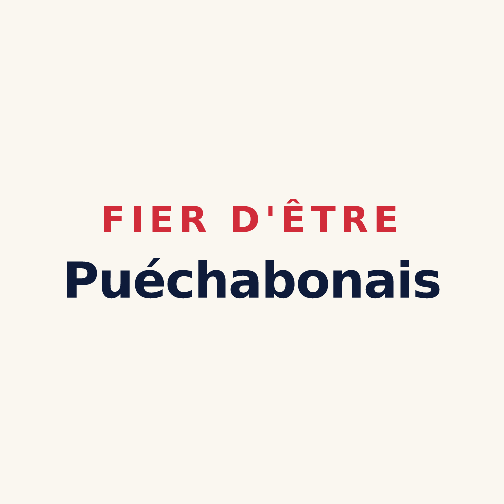 Tasse « Fier d'être Puéchabonais » — design pour Puéchabon