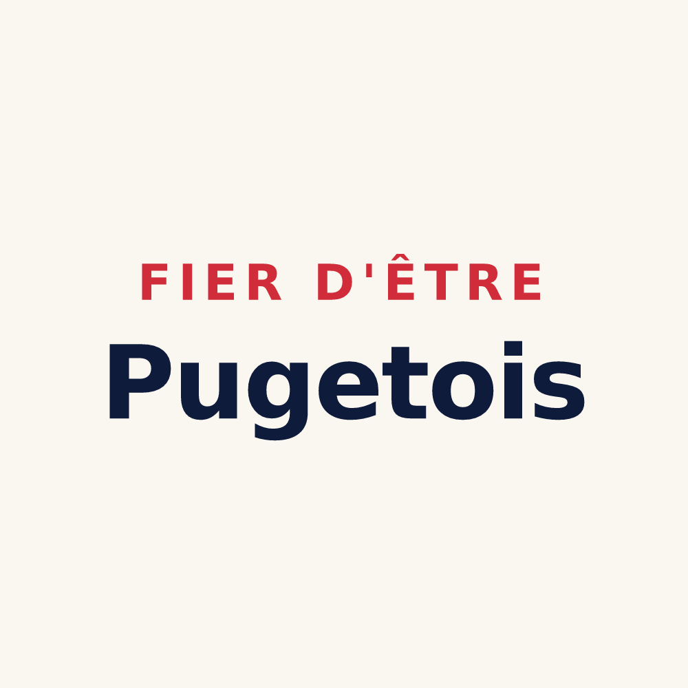 Tasse « Fier d'être Pugetois » — design pour Puget-Théniers