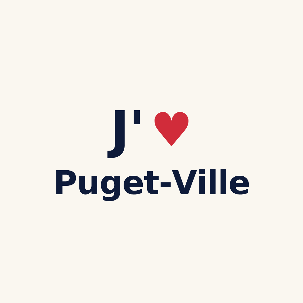 Tasse personnalisée Puget-Ville — design J'aime Puget-Ville