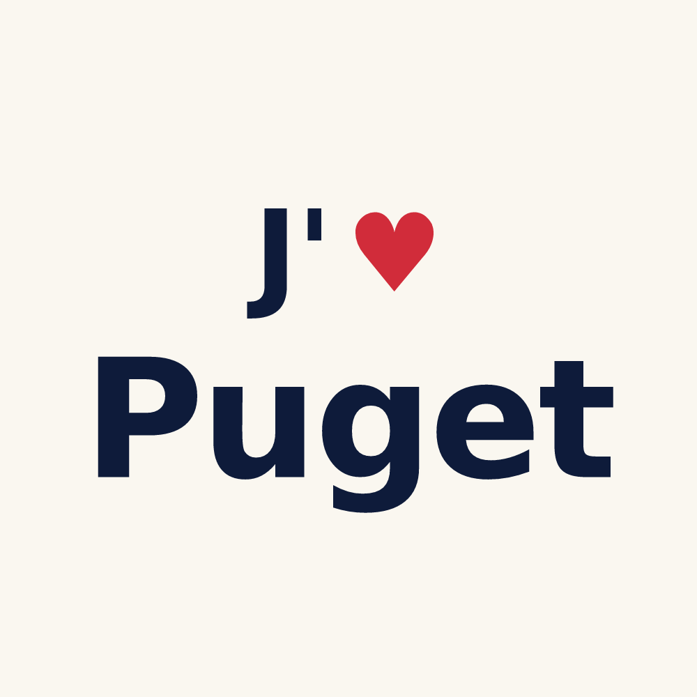 Tasse personnalisée Puget — design J'aime Puget