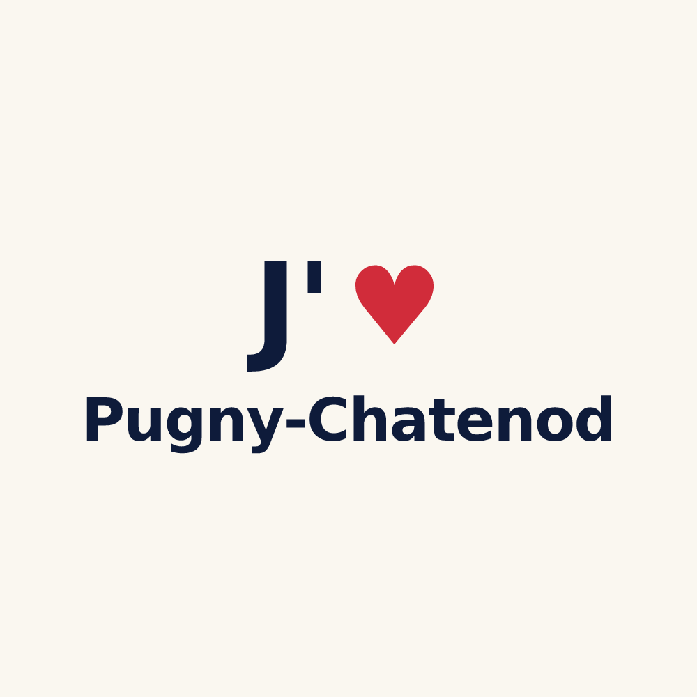 Tasse personnalisée Pugny-Chatenod — design J'aime Pugny-Chatenod
