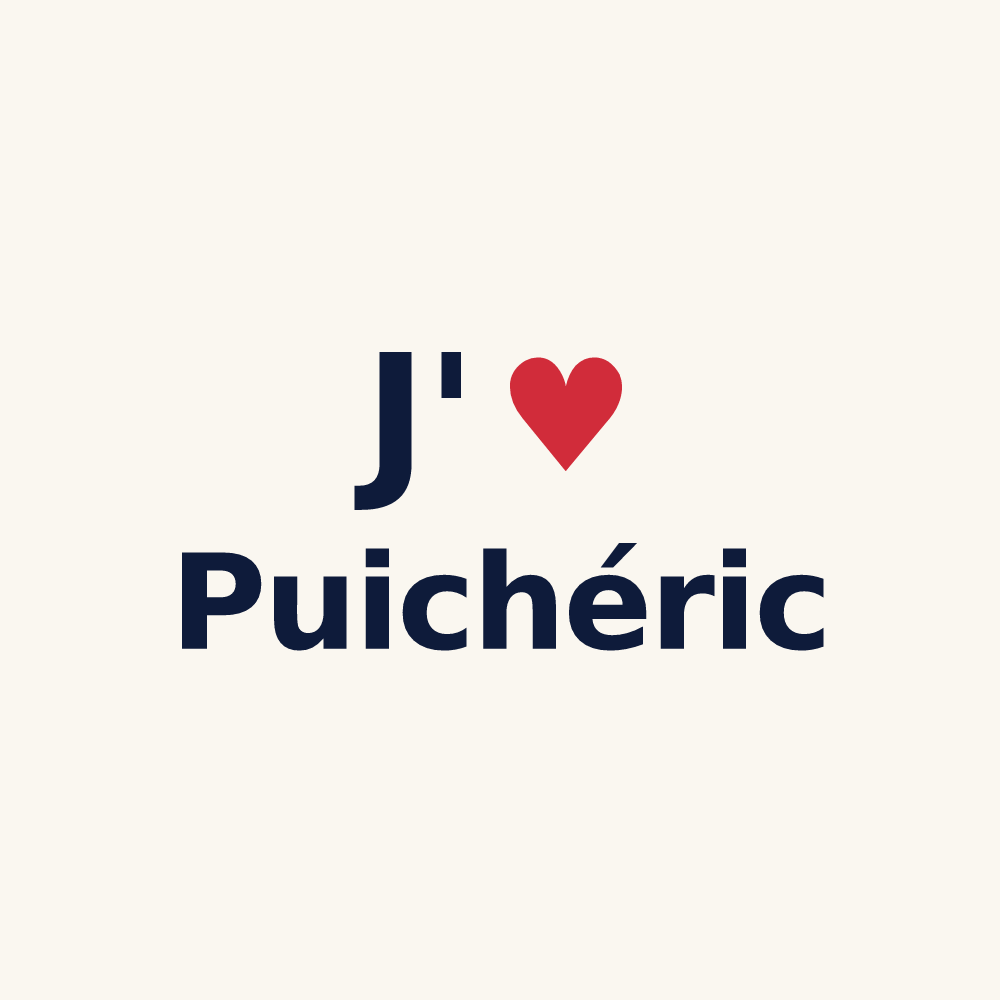 Tasse personnalisée Puichéric — design J'aime Puichéric