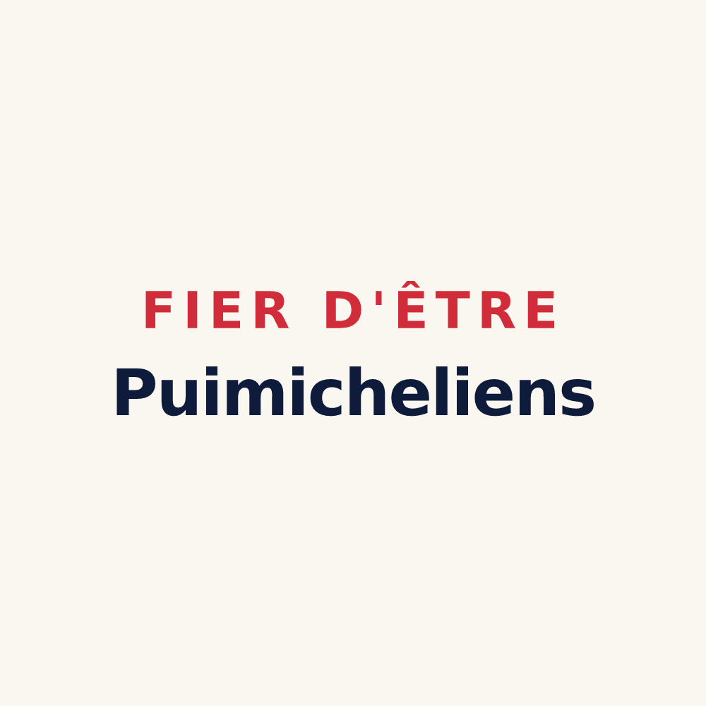 Tasse « Fier d'être Puimicheliens » — design pour Puimichel
