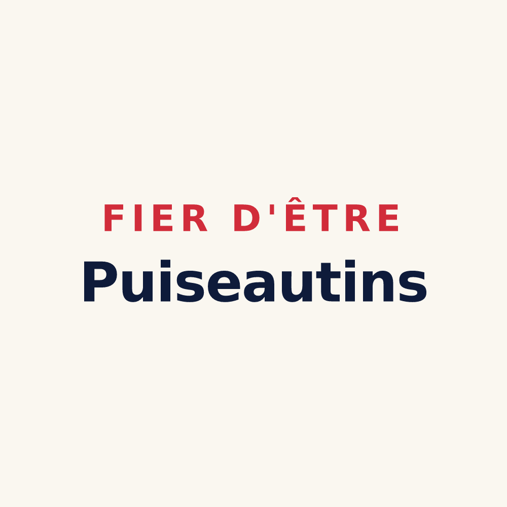 Tasse « Fier d'être Puiseautins » — design pour Puiseaux