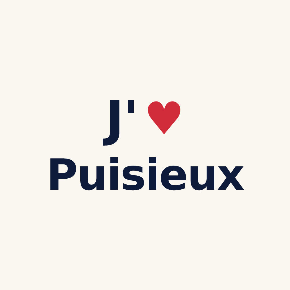 Tasse personnalisée Puisieux — design J'aime Puisieux