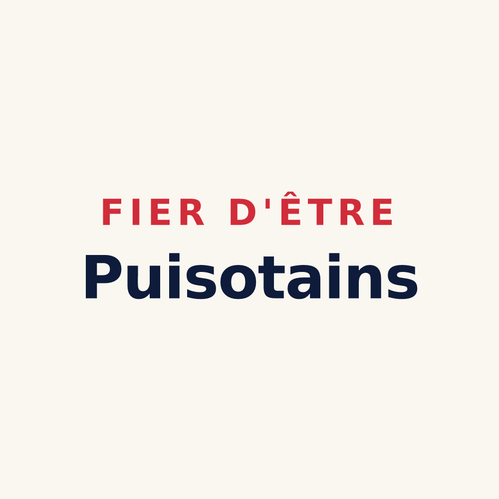 Tasse « Fier d'être Puisotains » — design pour Puisieux