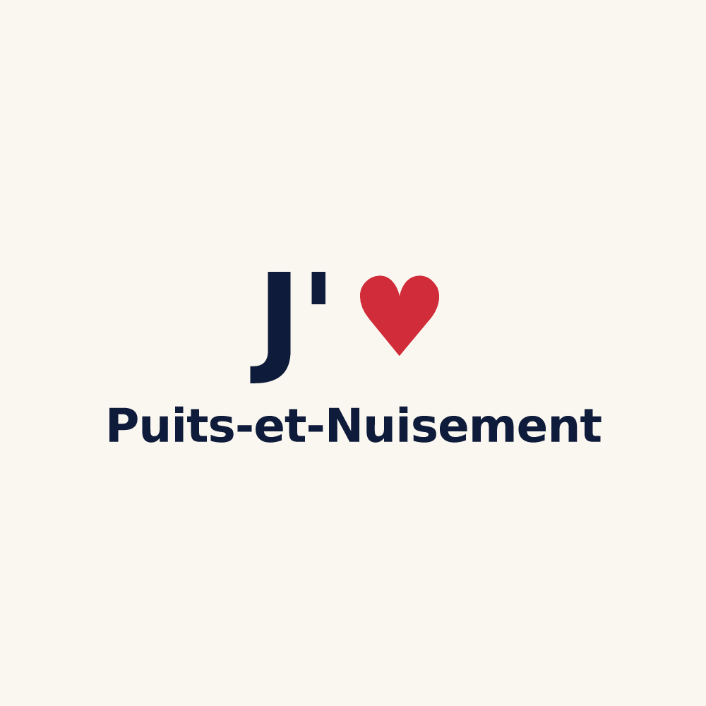 Tasse personnalisée Puits-et-Nuisement — design J'aime Puits-et-Nuisement