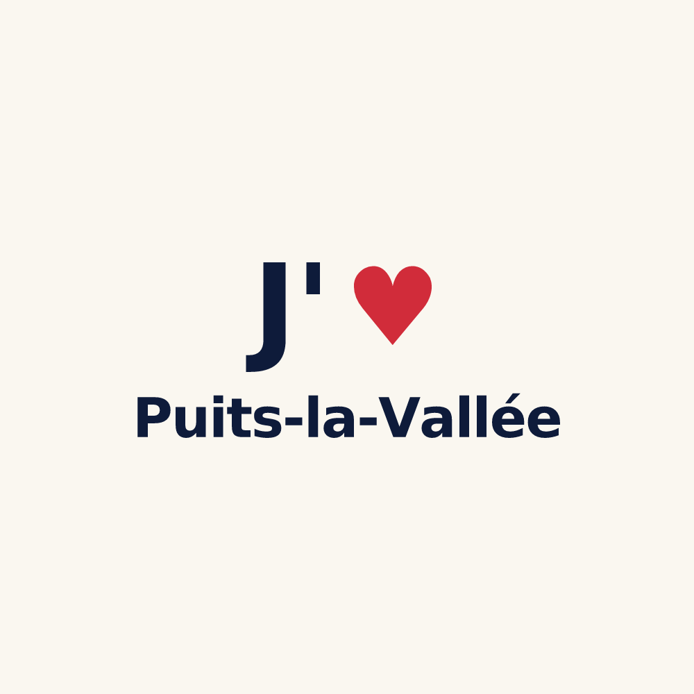 Tasse personnalisée Puits-la-Vallée — design J'aime Puits-la-Vallée
