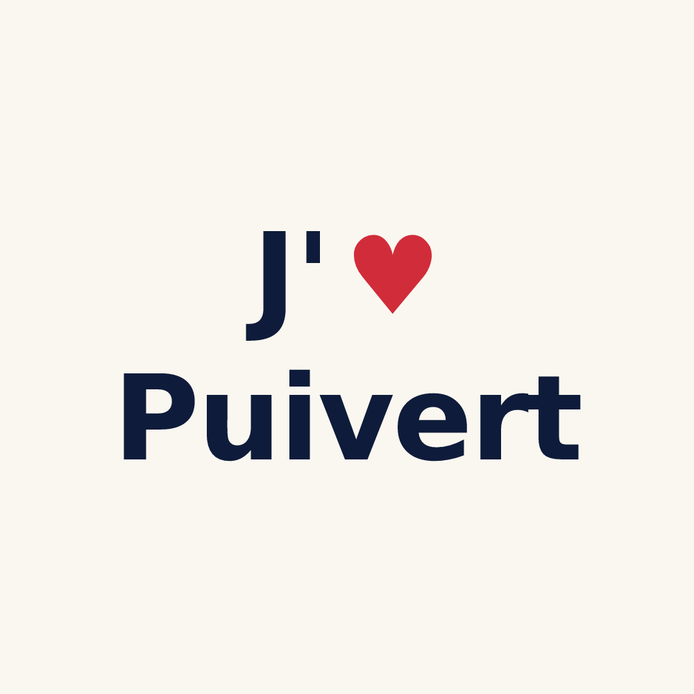 Tasse personnalisée Puivert — design J'aime Puivert