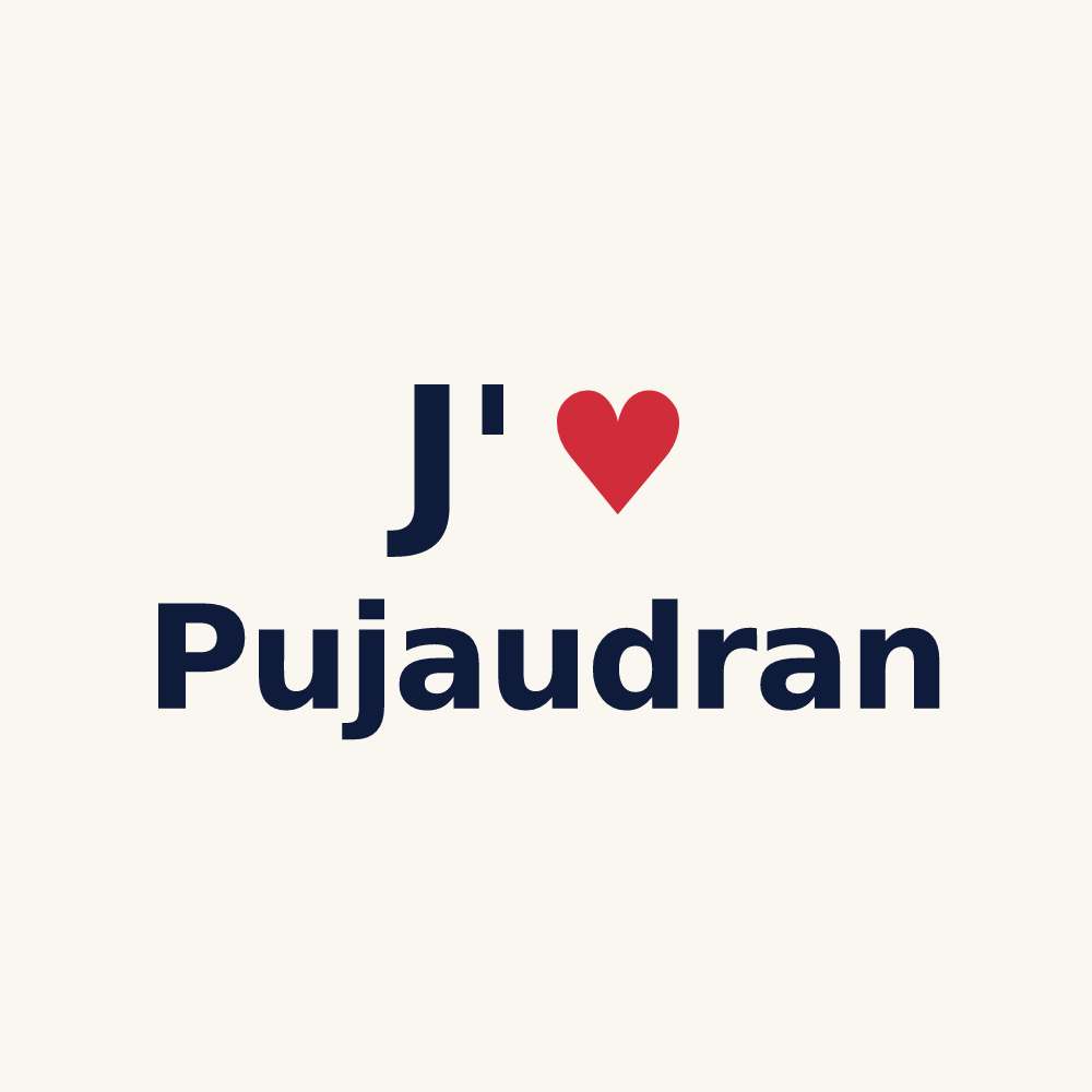 Tasse personnalisée Pujaudran — design J'aime Pujaudran