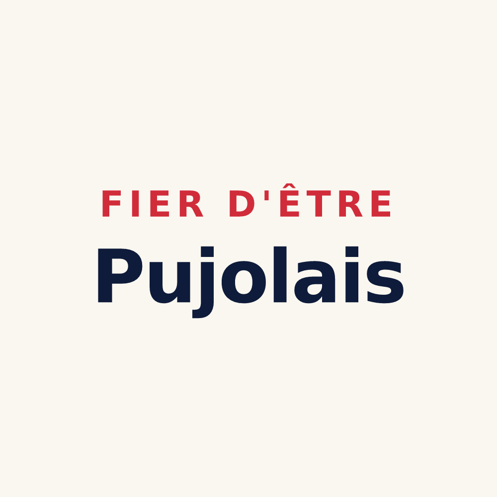 Tasse « Fier d'être Pujolais » — design pour Pujo-le-Plan