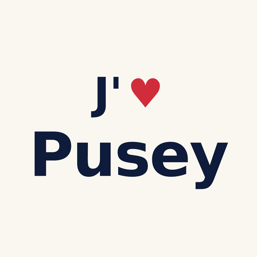 Tasse personnalisée Pusey — design J'aime Pusey