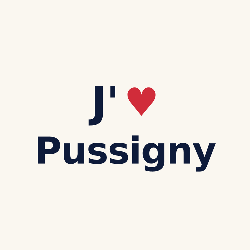 Tasse personnalisée Pussigny — design J'aime Pussigny