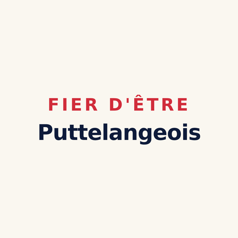 Tasse « Fier d'être Puttelangeois » — design pour Puttelange-lès-Thionville
