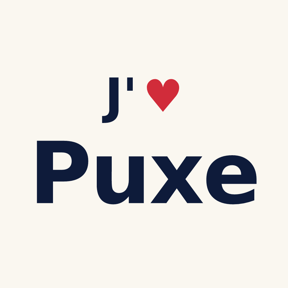 Tasse personnalisée Puxe — design J'aime Puxe