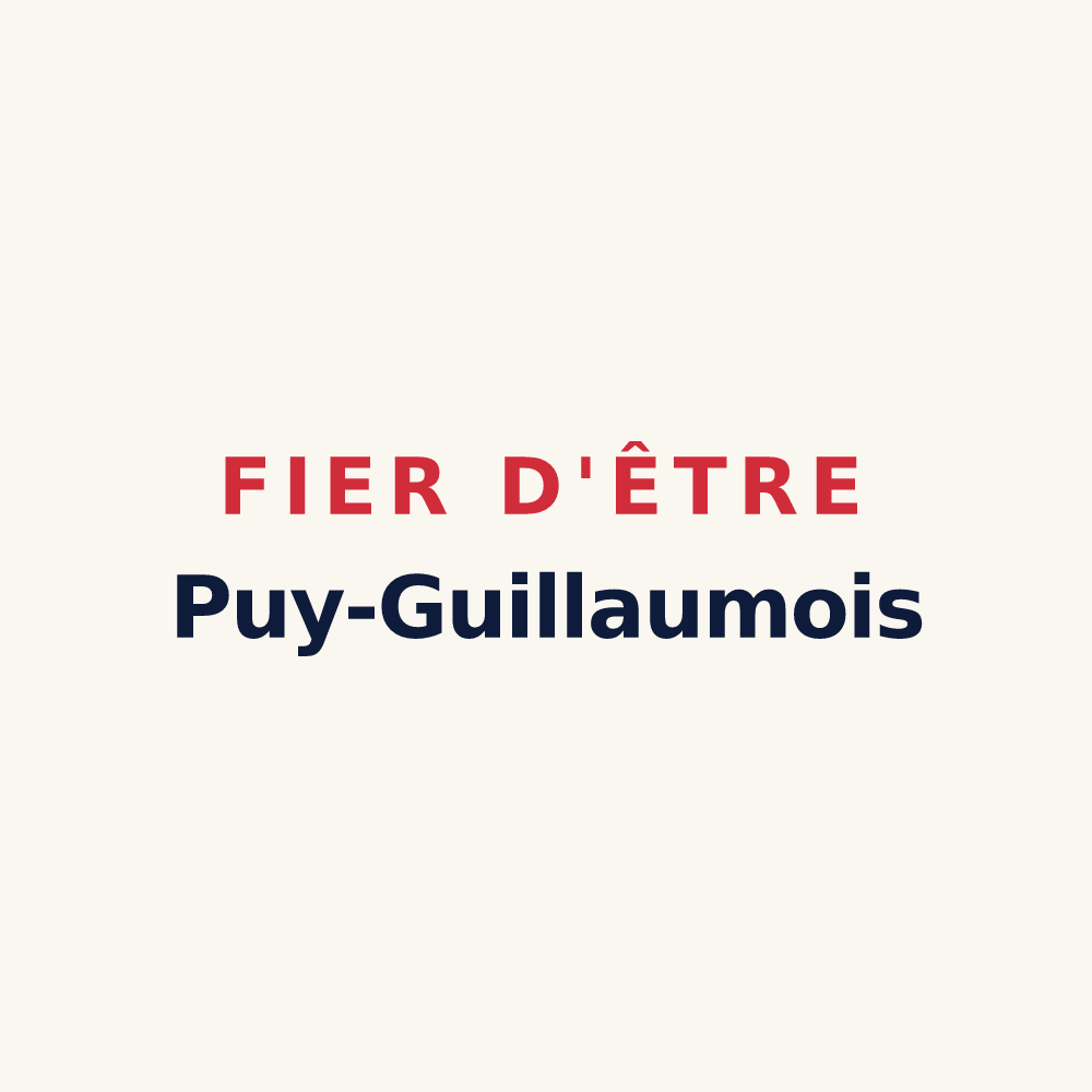 Tasse « Fier d'être Puy-Guillaumois » — design pour Puy-Guillaume