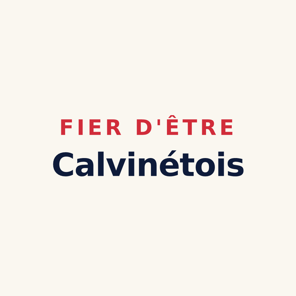 Tasse « Fier d'être Calvinétois » — design pour Puycapel