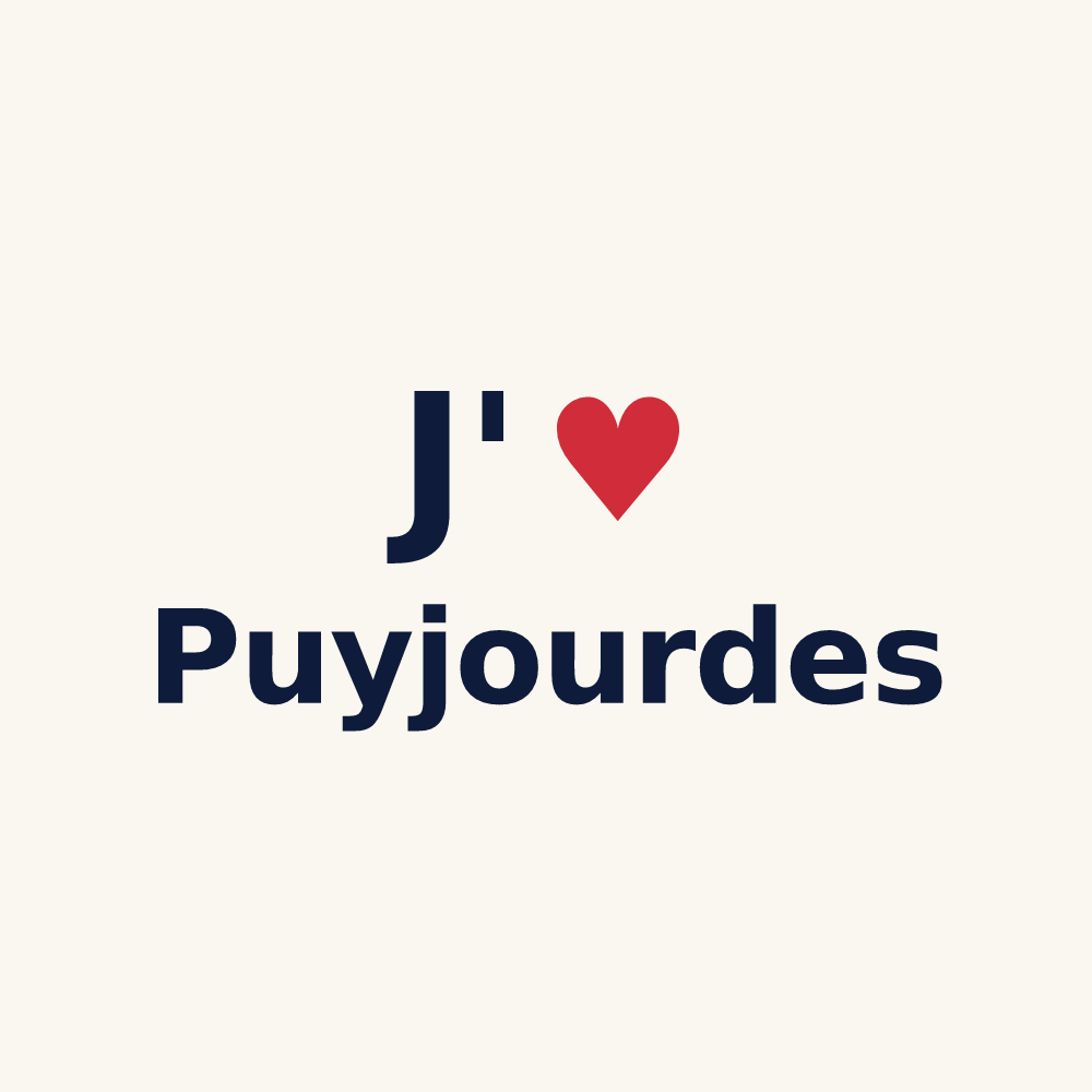 Tasse personnalisée Puyjourdes — design J'aime Puyjourdes